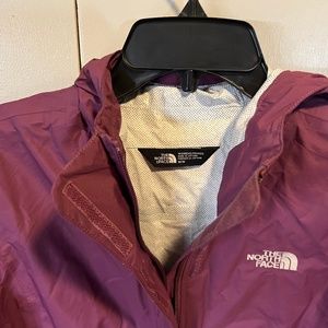 Northface rain jacket. Plum colors. Size M